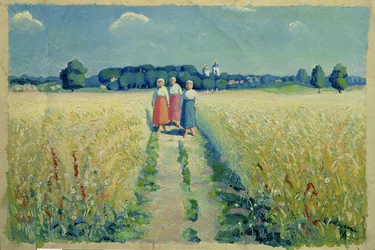 Three Women on a Road